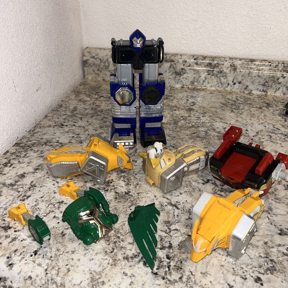 Bandai Power Rangers Lost Galaxy‎ 1998 Deluxe Galaxy Megazord Incomplete Parts - Picture 1 of 6